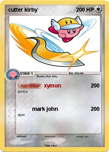 Pokemon cutter kirby