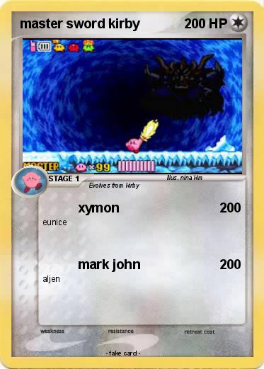 Pokemon master sword kirby