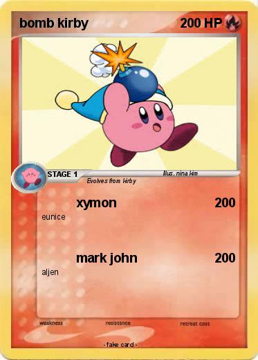Pokemon bomb kirby