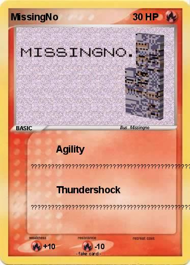 Pokemon MissingNo