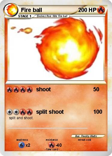 Pokemon Fire ball