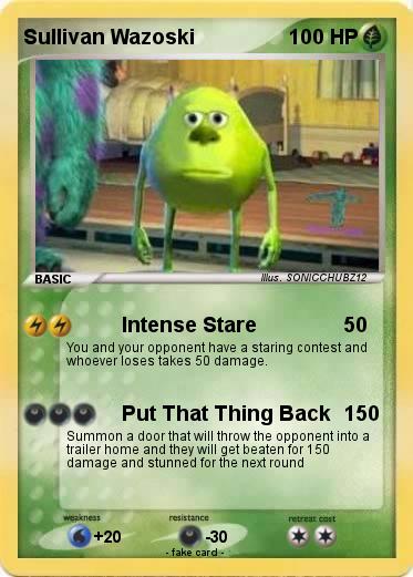 Pokemon Sullivan Wazoski