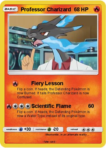 Pokemon Professor Charizard
