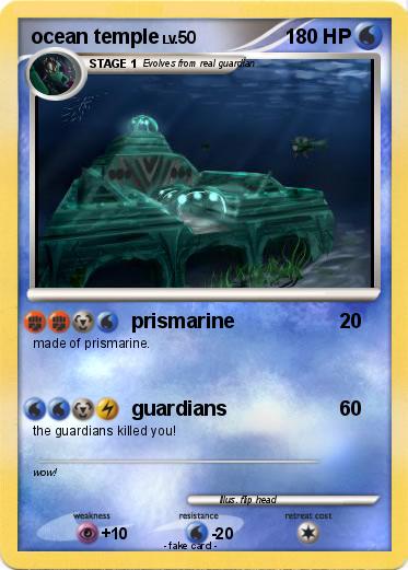 Pokemon ocean temple