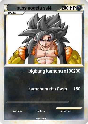Pokemon baby gogeta ssj4