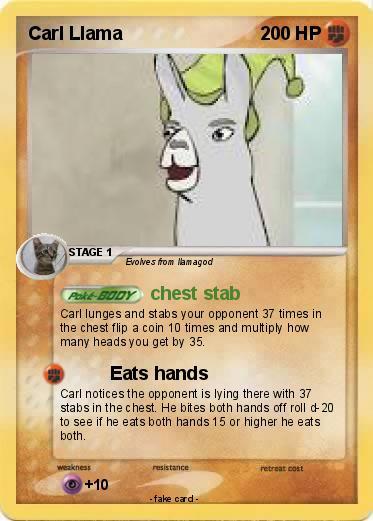 Pokemon Carl Llama