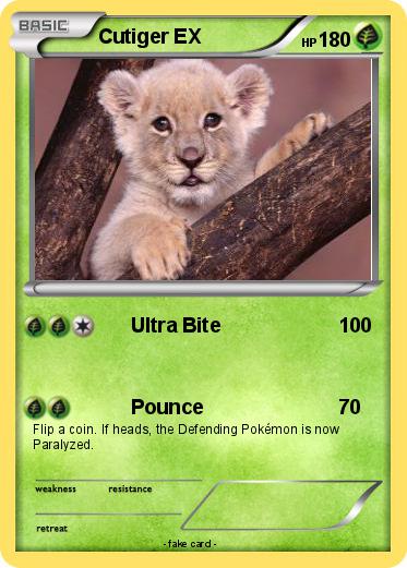 Pokemon Cutiger EX