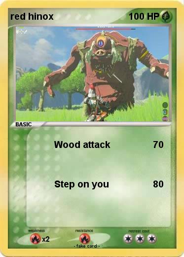 Pokemon red hinox