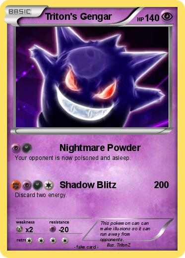 Pokemon Triton's Gengar