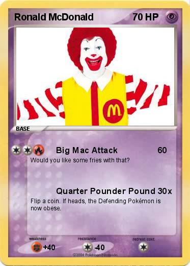 Pokemon Ronald McDonald