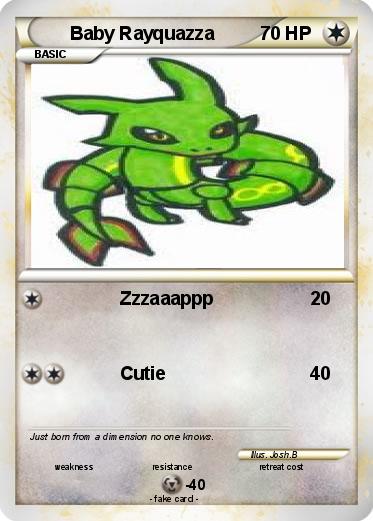 Pokemon Baby Rayquazza