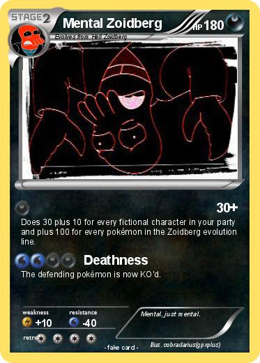 Pokemon Mental Zoidberg
