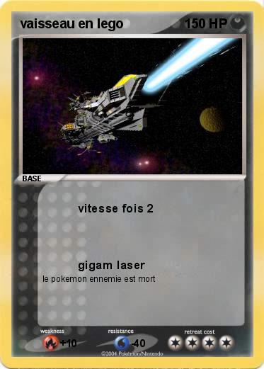 Pokemon vaisseau en lego