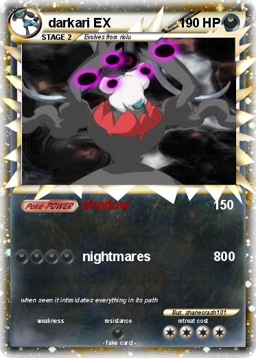 Pokemon darkari EX