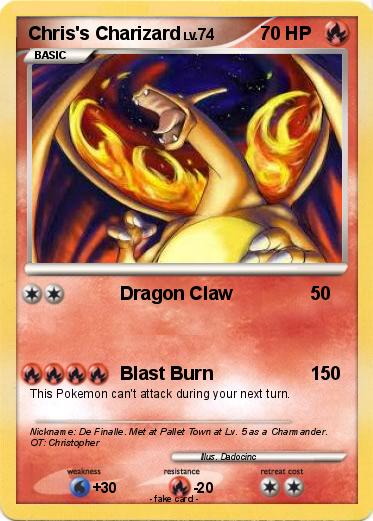 Pokemon Chris's Charizard