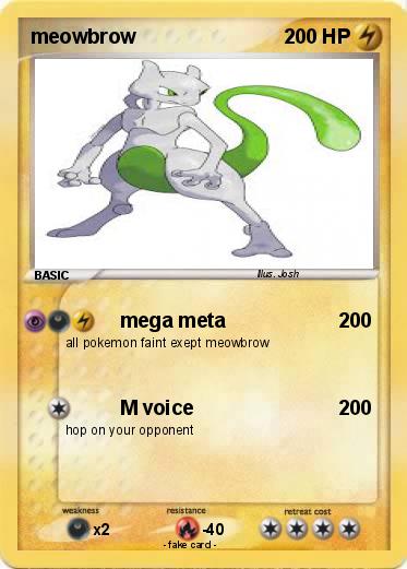 Pokemon meowbrow