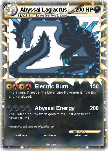 Pokemon Abyssal Lagiacrus