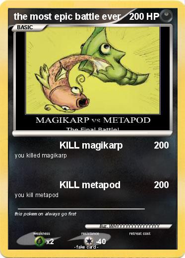 Pokemon the most epic battle ever