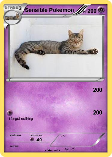 Pokemon Sensible Pokemon