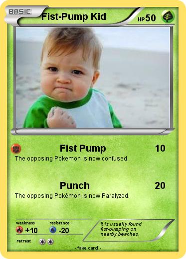Pokemon Fist-Pump Kid