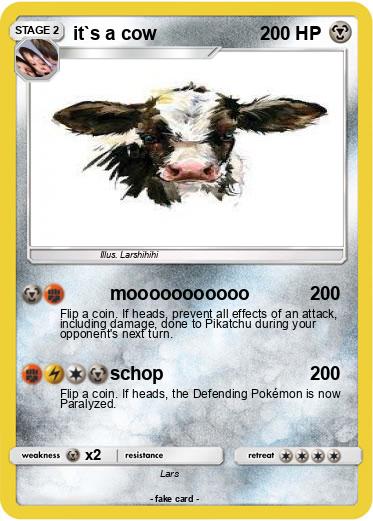 Pokemon it`s a cow