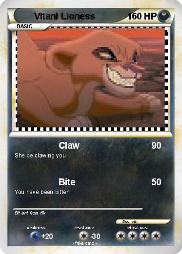 Pokemon Vitani Lioness