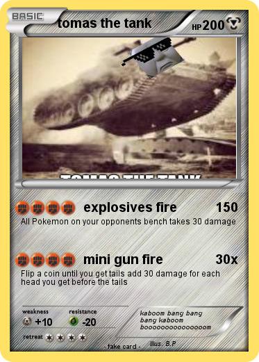 Pokemon tomas the tank