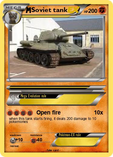 Pokemon Soviet tank