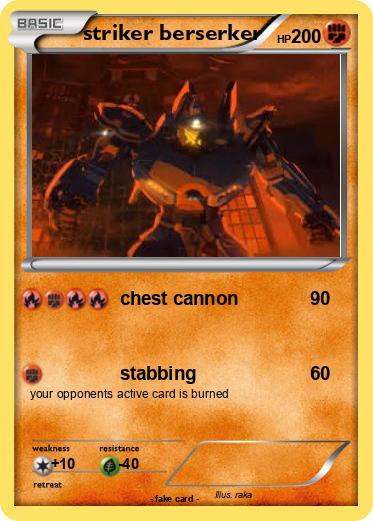 Pokemon striker berserker