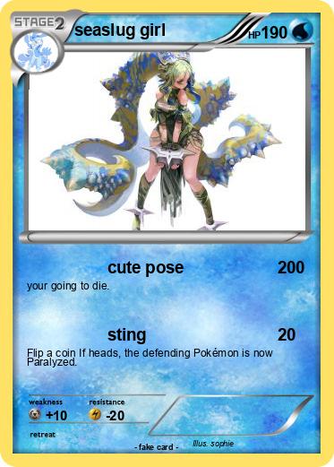 Pokemon seaslug girl