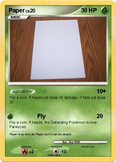 Pokemon Paper