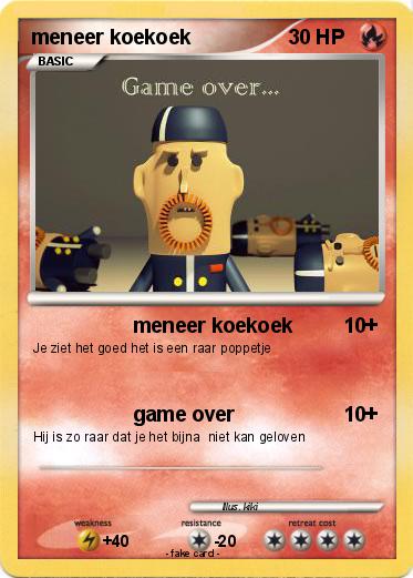 Pokemon meneer koekoek