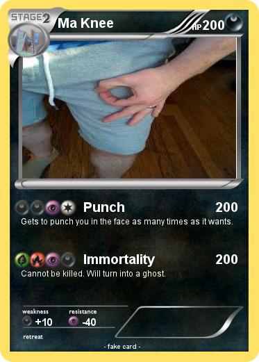Pokemon Ma Knee