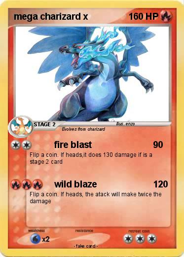 Pokemon mega charizard x
