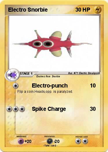 Pokemon Electro Snorbie