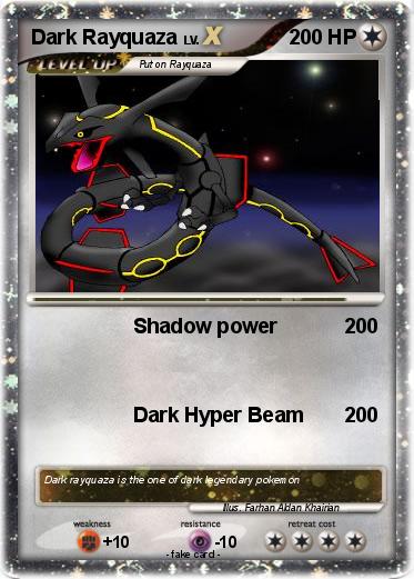 Pokemon Dark Rayquaza