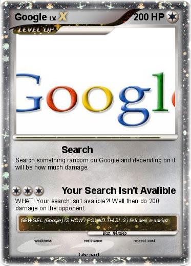 Pokemon Google