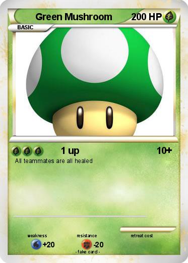 Pokemon Green Mushroom