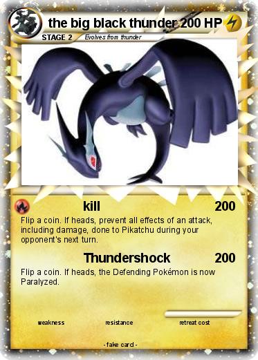 Pokemon the big black thunder
