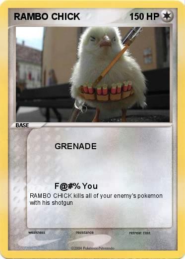 Pokemon RAMBO CHICK