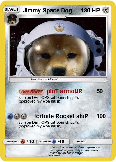 Pokemon Jimmy Space Dog