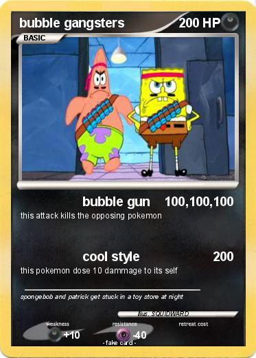 Pokemon bubble gangsters