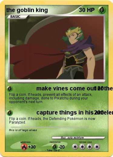 Pokemon the goblin king