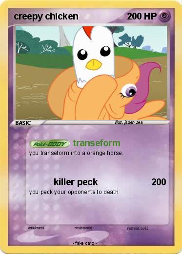 Pokemon creepy chicken