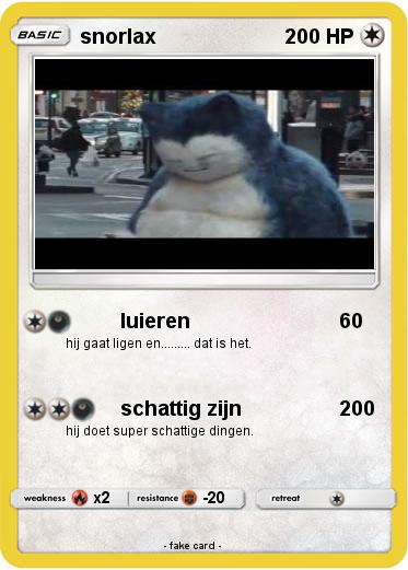 Pokemon snorlax