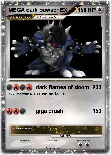 Pokemon MEGA dark bowser EX