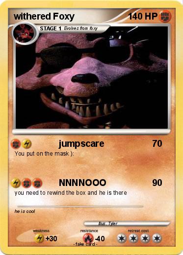 Pokemon withered Foxy