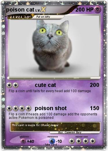Pokemon poison cat
