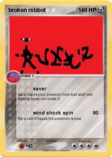 Pokemon broken robbot
