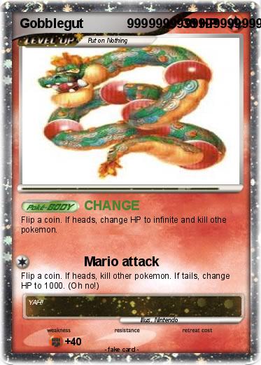 Pokemon Gobblegut            9999999999999999999999